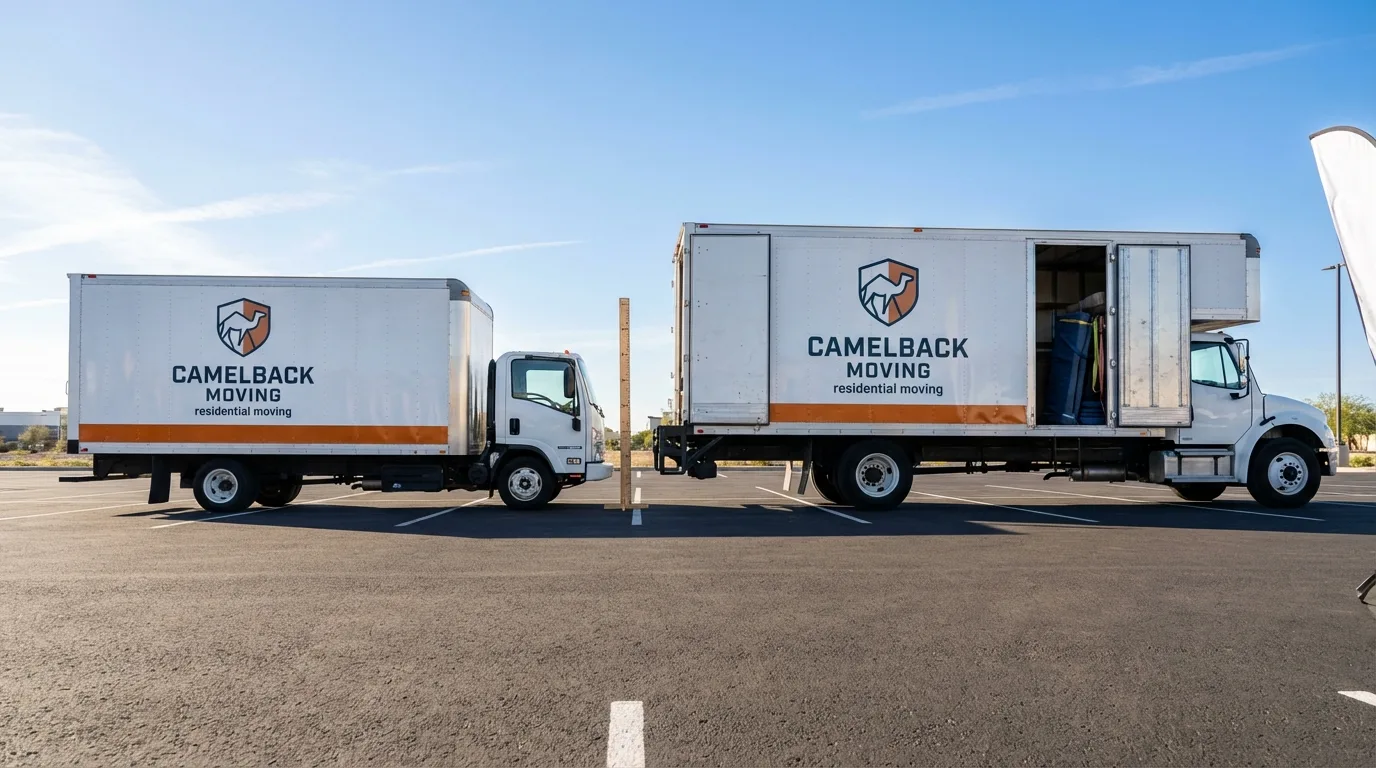 Moving truck size capacity guide in West Dennis